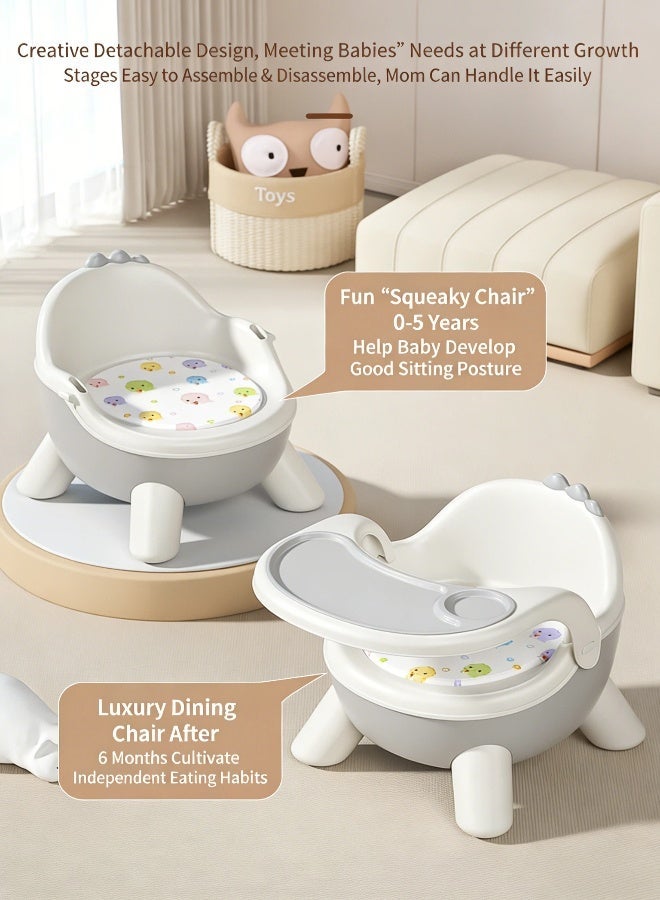 يويولا كرسي طعام للرضع، كرسي لتعليم الطفل الأكل، كرسي طعام مع صينية، مناسب لتعلم الجلوس، كرسي طعام قابل للفصل، كرسي تغذية للرضع - Image 3